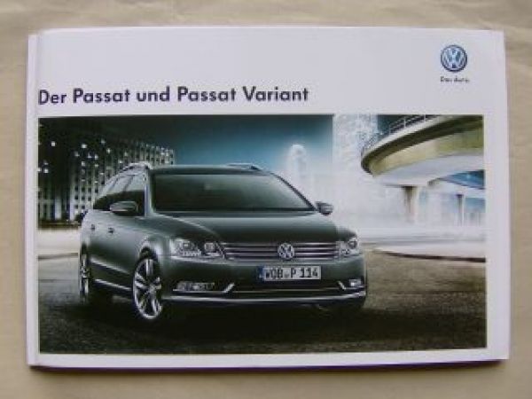 VW Passat & Variant Prospekt Mai 2011 +Preisliste NEU