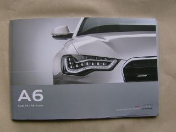 Audi A6 +Avant Prospekt Mai 2011 +Preisliste NEU