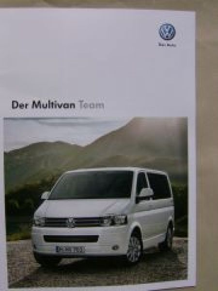 VW T5 Multivan Team Prospekt Mai 2011
