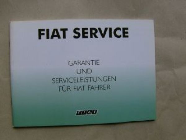Fiat Service Garantie und Serviceleistungen für Fiat Fahrer