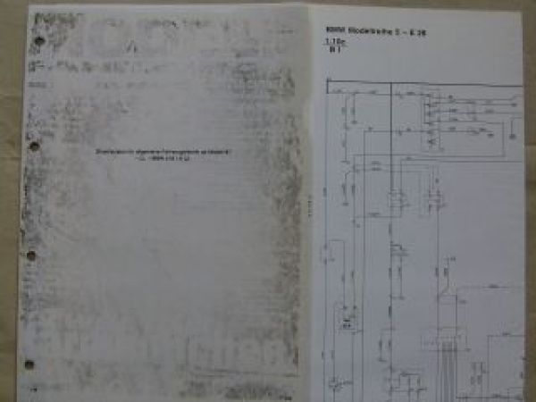 BMW Stromlaufplan f.allgemeine Fahrzeugelektrik ab Modell 87 518