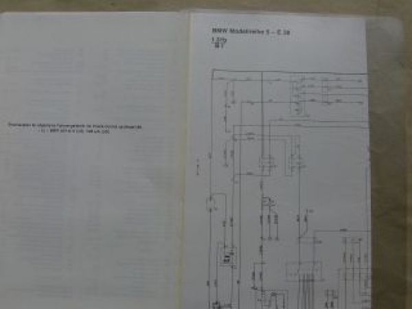 BMW Stromlaufplan f.allgemeine Fahrzeugelektrik +Check-Control E