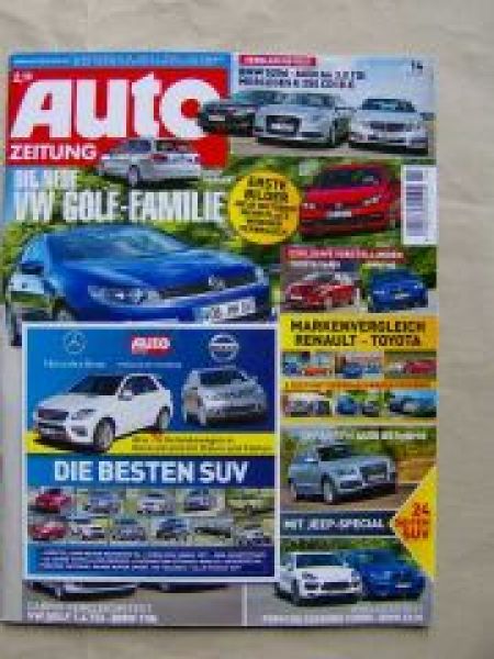 Auto Zeitung 14/2011 Cayenne Turbo vs. X5 M E70,SUV DVD,525d