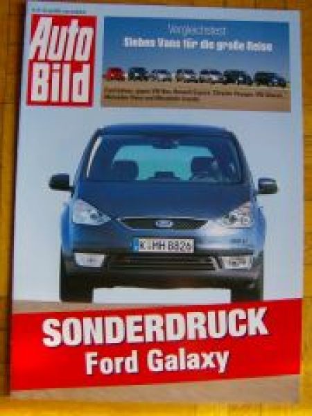 Auto Bild 26/2006 Ford Galaxy im Vergleich gegen..