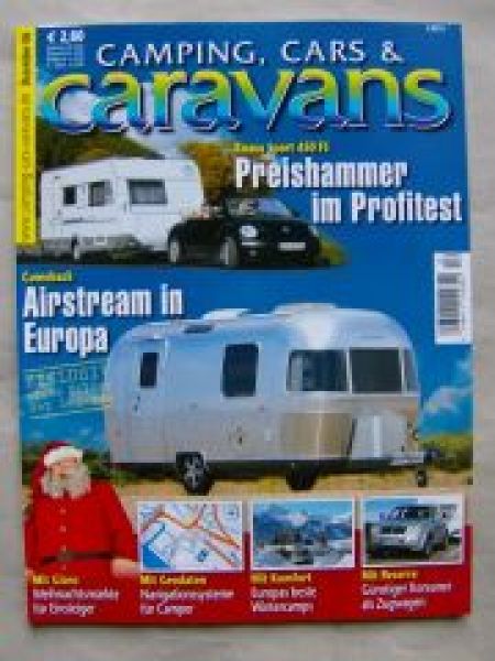 camping, cars & caravans 12/2006 Airstream, Knaus Sport 450FS