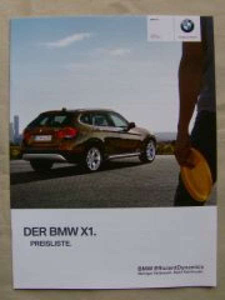 BMW X1 sDrive 18i 28i 18d 20d 23d E84 März 2011 NEU