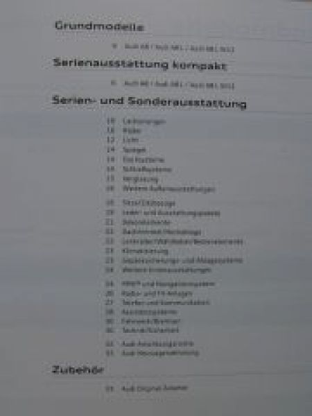 Audi A8 +L +L W12 August 2011 NEU