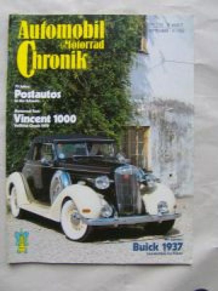 Automobil und Motorrad Chronik 9/1982