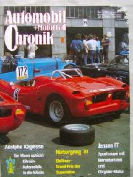 Automobil und Motorrad Chronik 10/1981