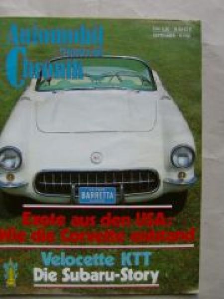 Automobil und Motorrad Chronik 9/1981