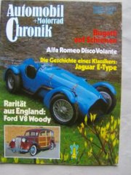 Automobil und Motorrad Chronik 8/1981 Jaguar E-Type, Ford V8 Woo