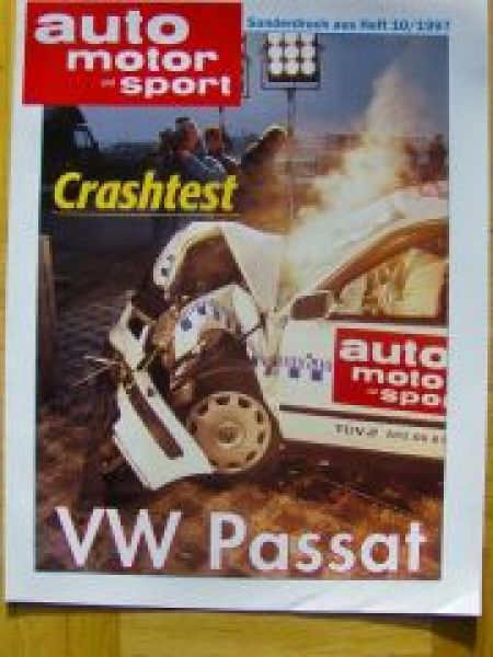 AMS 10/1997 VW Passat Crashtest