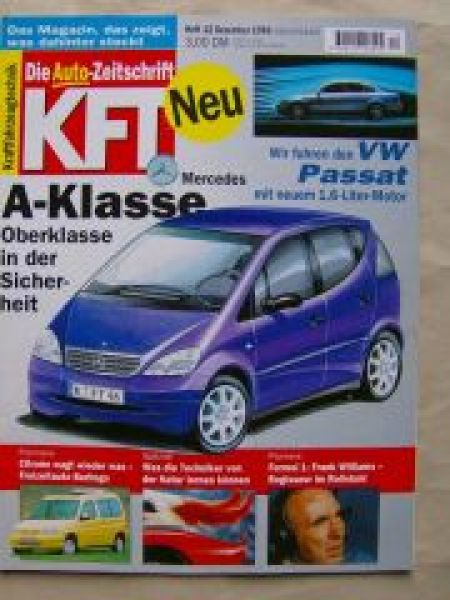 KFT 12/1996 Mercedes Benz A-Klasse BR168, Lexus GS 300