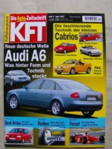 KFT 4/1997 Ford Puma,W163, Toyota Paseo, Audi A6