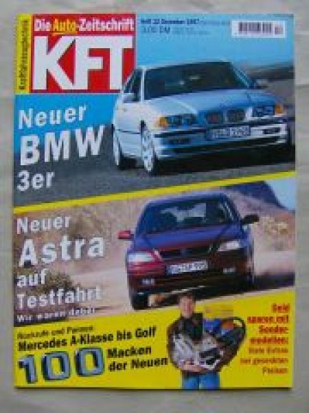 KFT 12/1997 3er BMW E46,Saab 9-5 2,3t, Mercedes 312D James Cook
