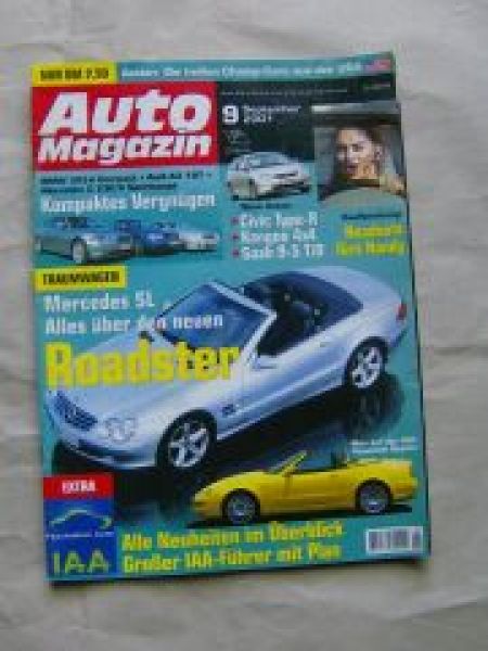 Auto Magazin 9/2001 325ti Compact E46, SL BR230,Maserati Spyder