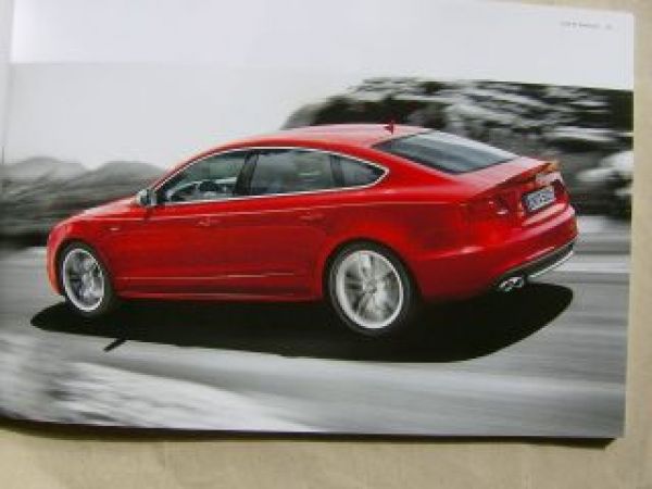 Audi A5 S5 Sportback Prospekt Juli 2011 NEU