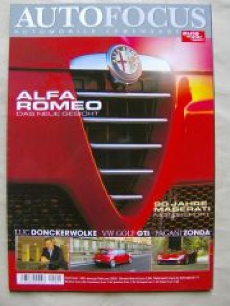 Auto Focus 1/2005 VW Golf GTi, Pagani Zonda, Maserati, Alfa Rome