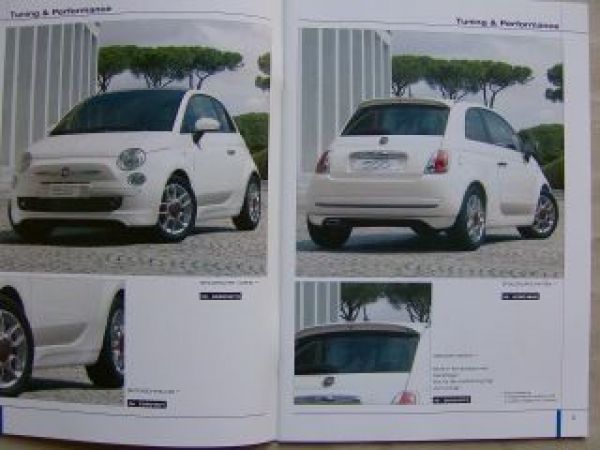 Fiat 500 & 500C Lineaccessori Zubehör September 2010 NEU