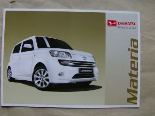 Daihatsu Materia Prospekt März 2009 +Preisliste NEU