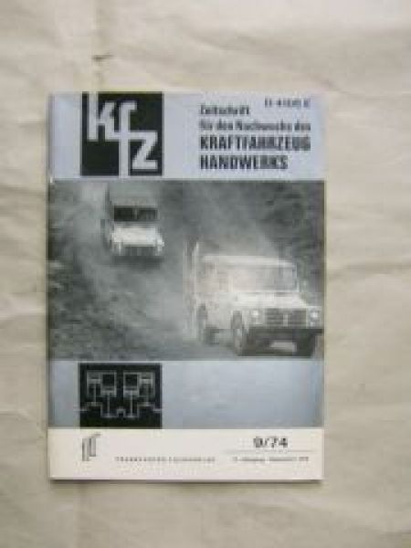 kfz Zeitschrift für den Nachwuchs des Kraftfahrzeug Handwerks 9/