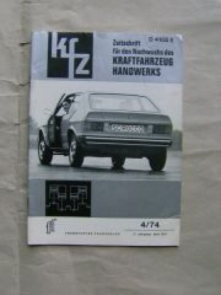 kfz Zeitschrift für den Nachwuchs des Kraftfahrzeug Handwerks 4/
