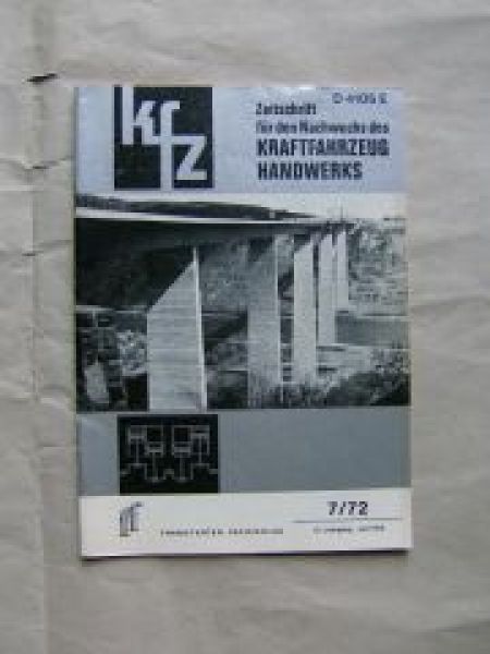 kfz Zeitschrift für den Nachwuchs des Kraftfahrzeug Handwerks 7/