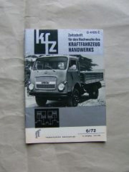 kfz Zeitschrift für den Nachwuchs des Kraftfahrzeug Handwerks 6/