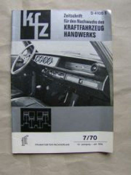 kfz Zeitschrift für den Nachwuchs des Kraftfahrzeug Handwerks 7