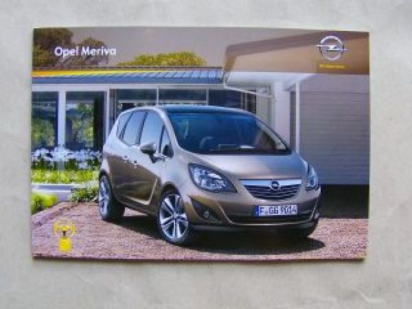 Opel Meriva Prospekt November 2010 +Preisliste 2011 NEU