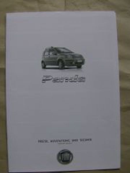 Fiat Panda Preisliste 20.Mai 2011 NEU