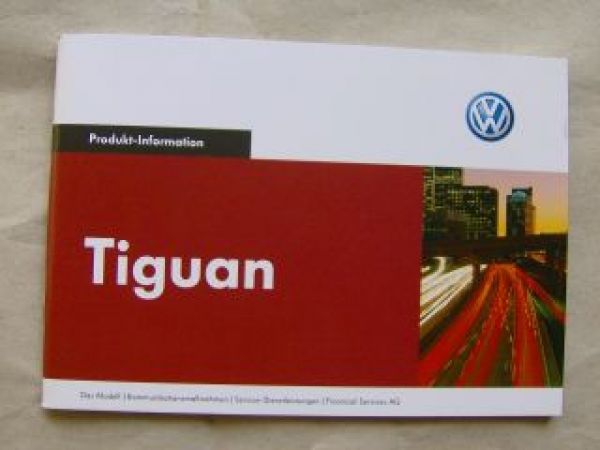 VW Produkt-Information Tiguan +Wettbewerber-Vergleiche September