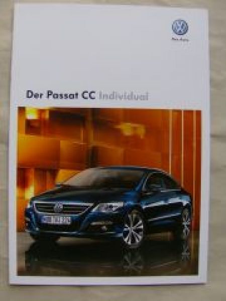 VW Passat CC Individual Oktober 2009 NEU Rarität