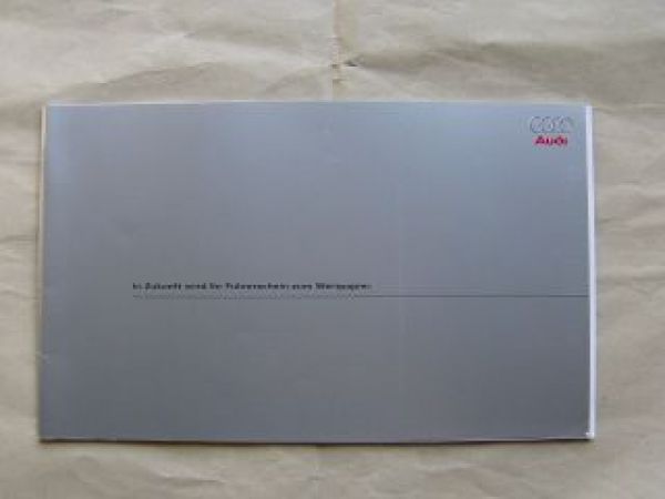 Audi A4 Limousine Vorabprospekt 2007 In Zukunft wird Ihr Führesc