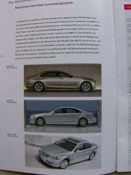 Audi A8 Wettbewerberinfo Oktober 2008, BMW F01, Mercedes Benz BR