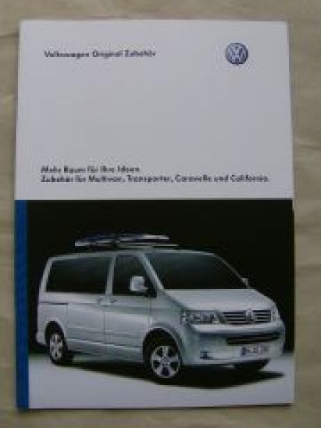 VW Original Zubehör T5 Multivan & Transporter Prospekt 5/2006