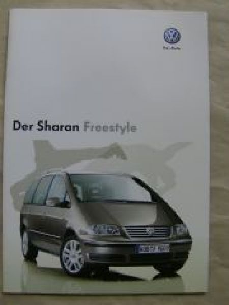 VW Sharan Freestyle Prospekt Oktober 2007 NEU