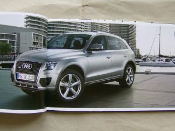 Audi Q5 Vorstellungsbuch August 2008 Rarität