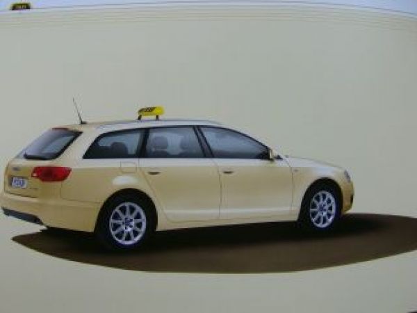 Audi Mietwagen TAXI  A4 A6 A8 Oktober 2006 NEU Rarität