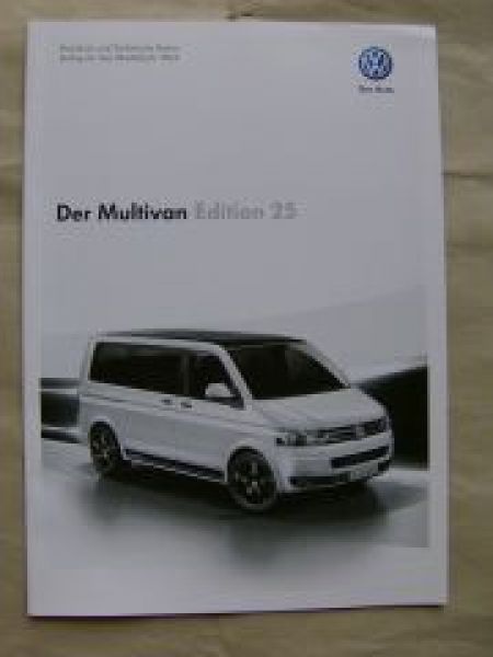 VW T5 Multivan Edition 25 November 2010 NEU