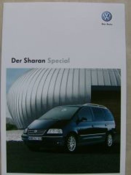 VW Sharan Special Prospekt November 2007 NEU