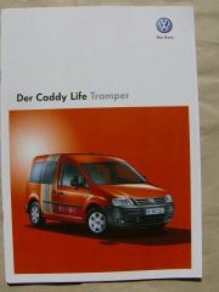 VW Caddy Life Tramper Sonderprospekt Mai 2008