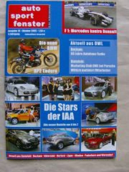 Auto Sport Fenster 10 05 Bmw Hp2 Enduro 60 Jahre Opel Funke Autoliteratur Hopel