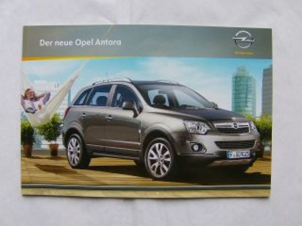 Opel Antara Prospekt November 2010 +Preisliste NEU