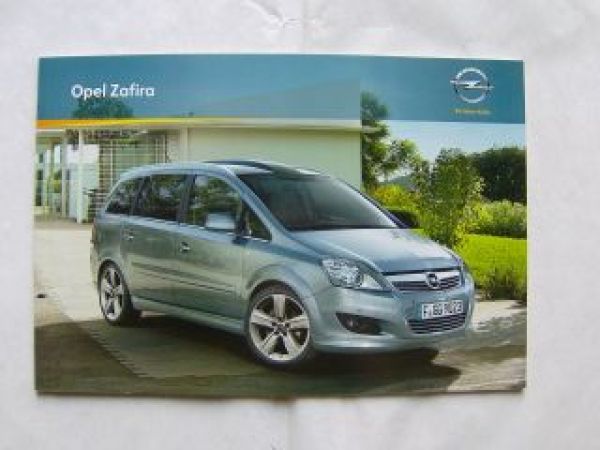 Opel Zafira Prospekt Dezember 2010 +Preisliste NEU