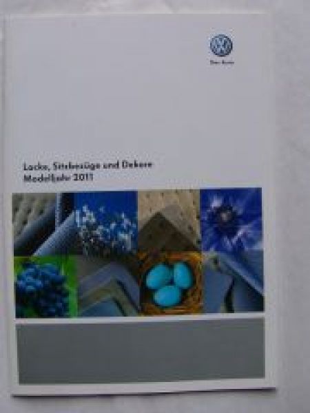 VW Lacke, Sitzbezüge und Dekore Modelljahr 2011 Intern