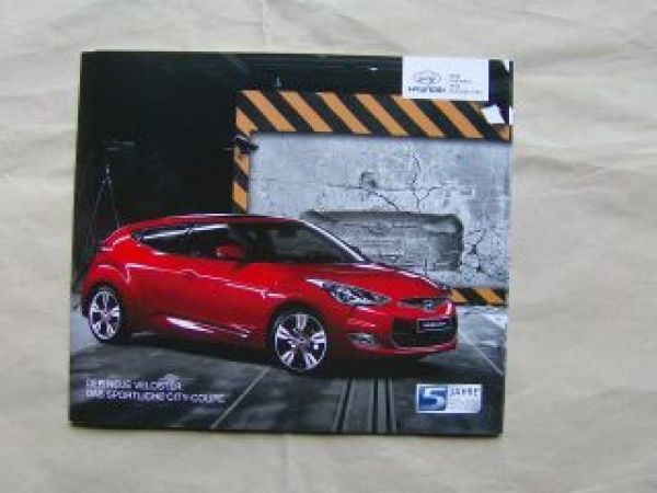 Hyundai Veloster City-Coupè August 2011 +Preisliste NEU