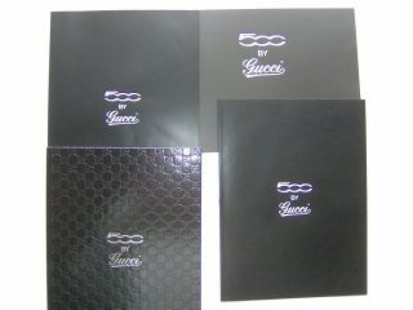 Fiat 500 by GUCCI Prospektmappe Buch 2011 Rarität NEU