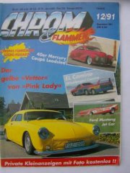 Chrom & Flammen 12/1991 Ford Mustang Jet Car, VW 1600TL