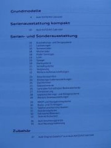 Audi A3/S3, Sportback, Cabriolet Oktober 2011 NEU